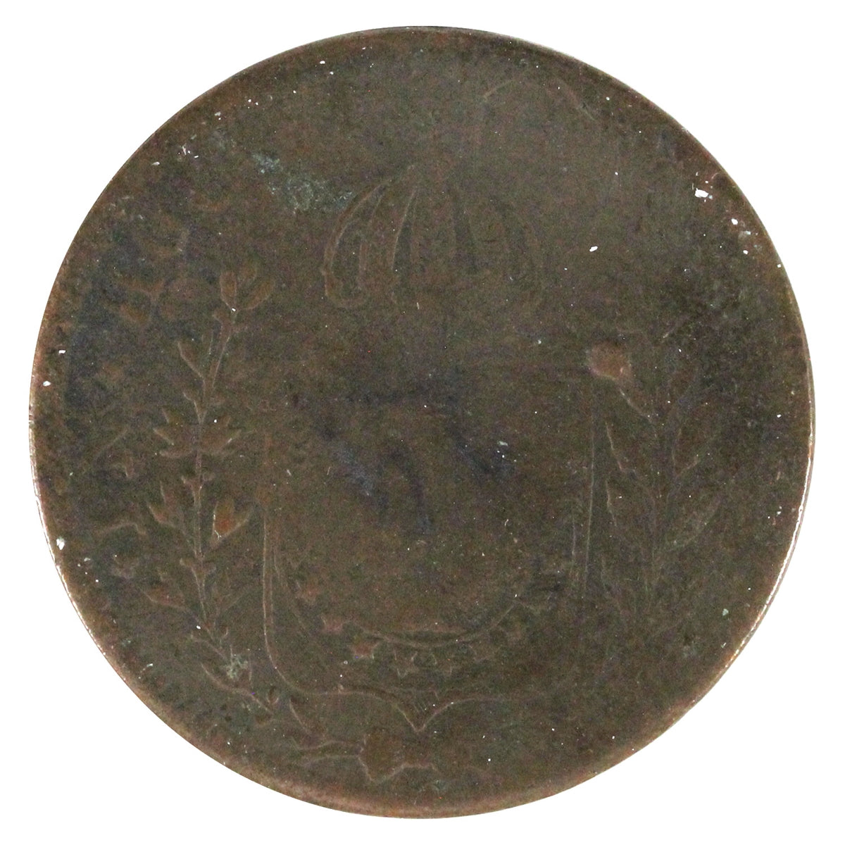 Brazil 1829R 10 Reis Very Fine (VF20)
