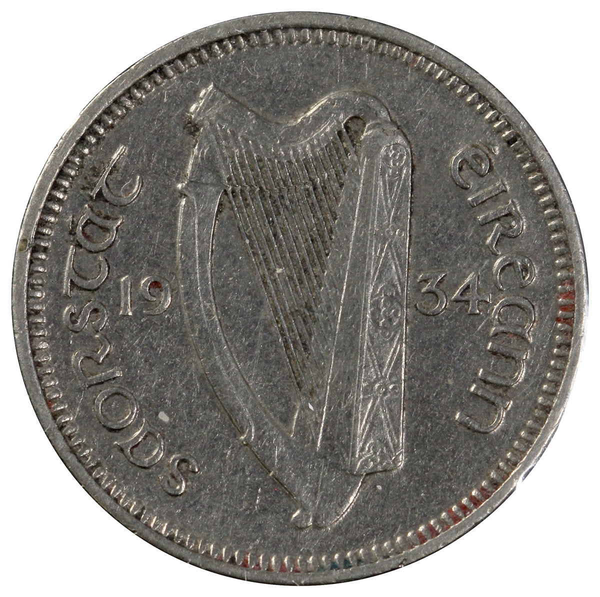 Ireland 1934 3 Pence Extra Fine (EF-40)