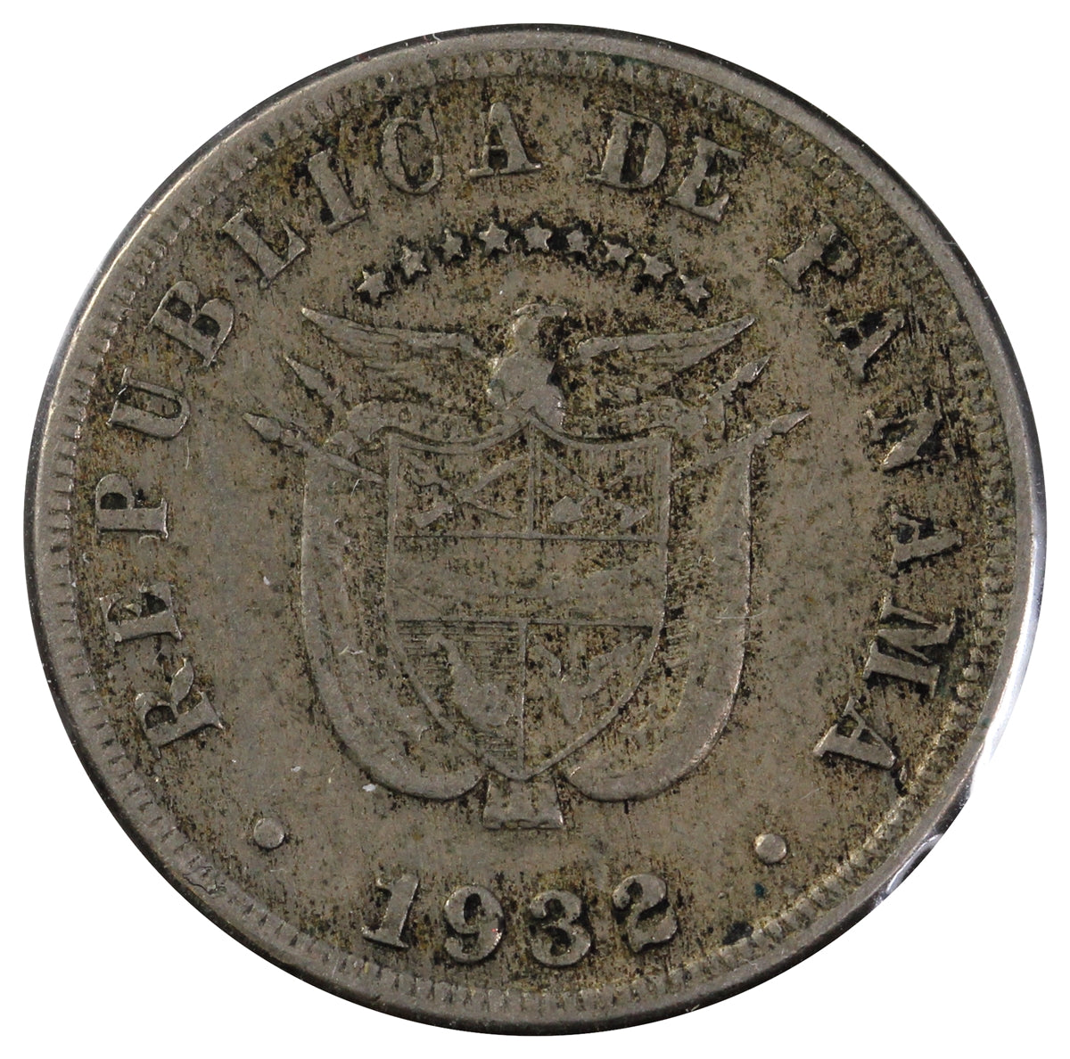 Panama 1932 5 Centesimos VF-EF (VF30)
