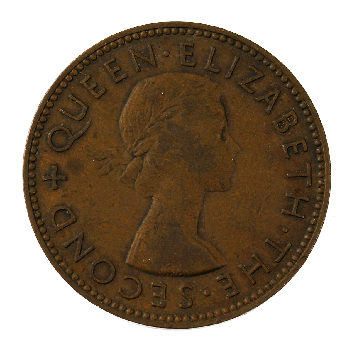 New Zealand 1954 1/2 Penny Extra Fine (EF40)