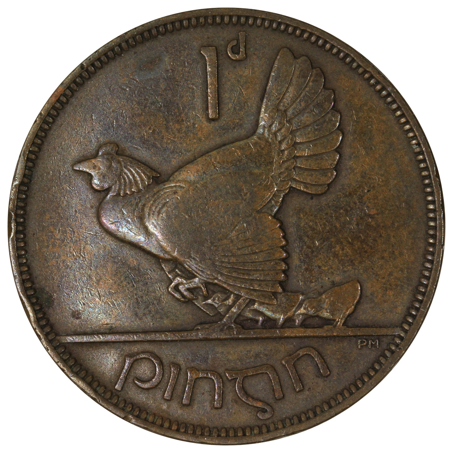 Ireland 1935 Penny Extra Fine (EF-40)