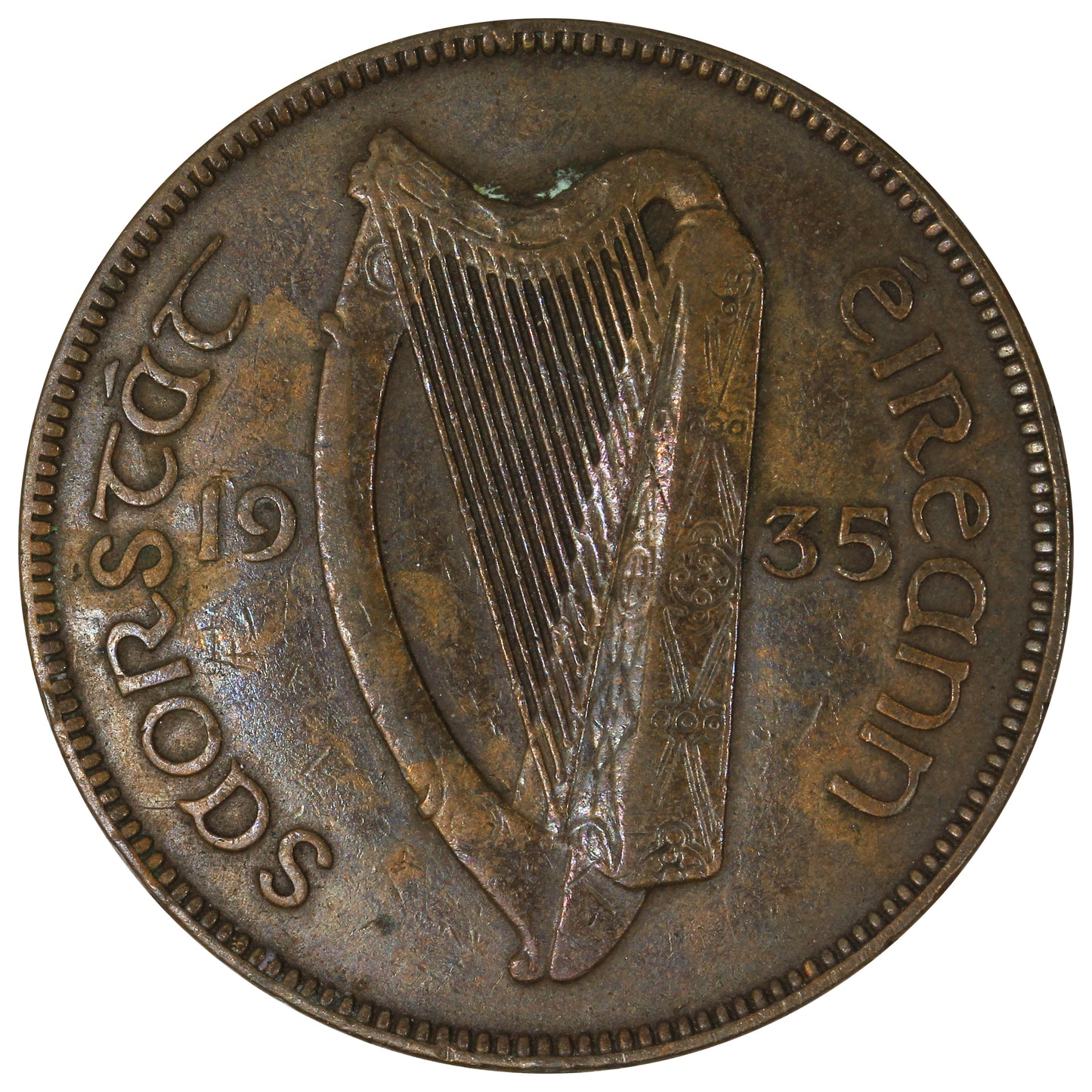 Ireland 1935 Penny Extra Fine (EF40)
