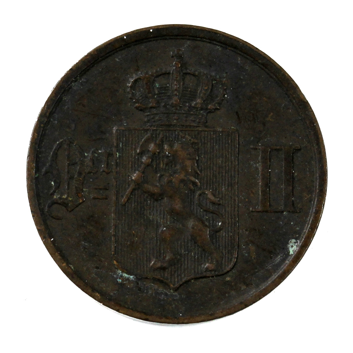 Norway 1889 Ore Almost Uncirculated (AU50)