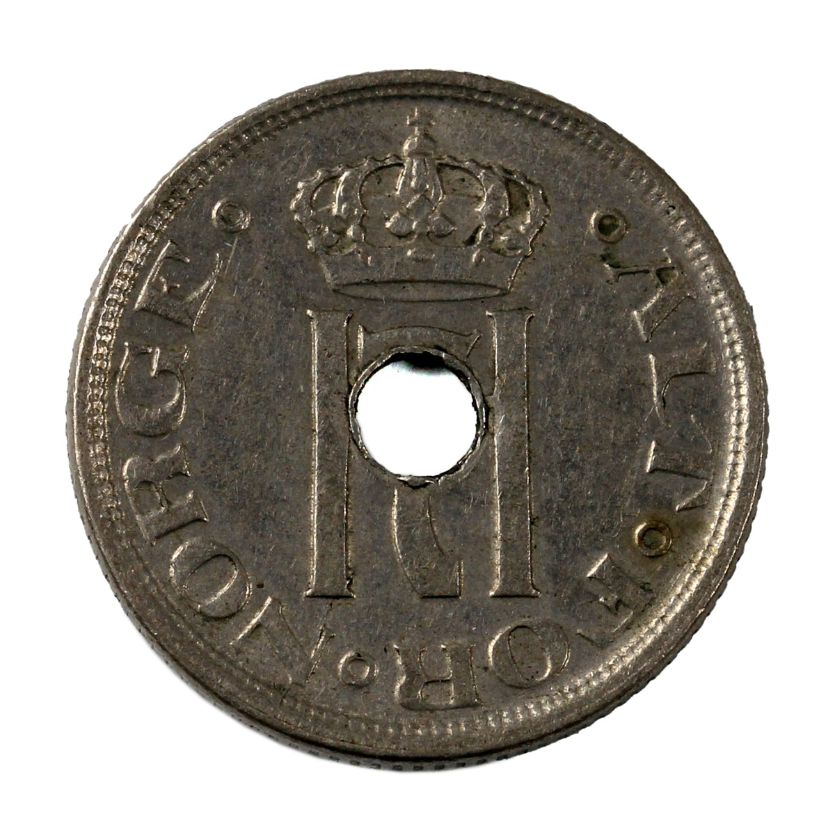 Norway 1923 25 Ore Extra Fine (EF-40)