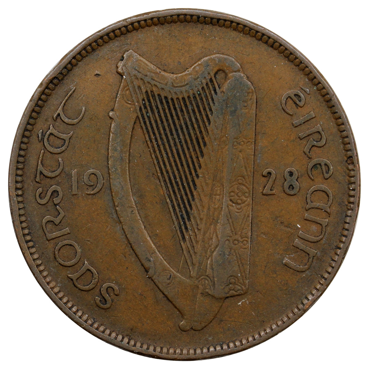Ireland 1928 Penny VF-EF (VF30)