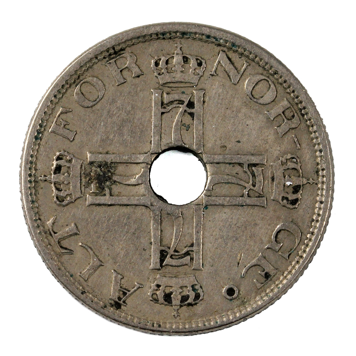 Norway 1923 50 Ore VF-EF (VF30)