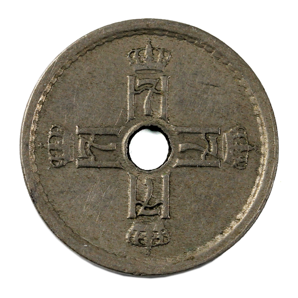 Norway 1927 25 Ore Extra Fine (EF40)