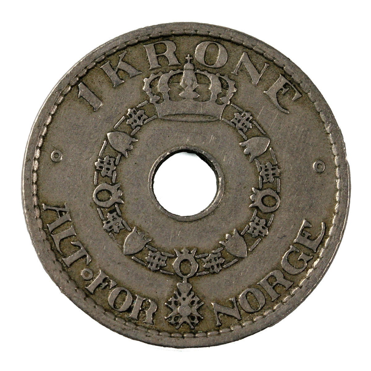 Norway 1927 Krone VF-EF (VF-30)