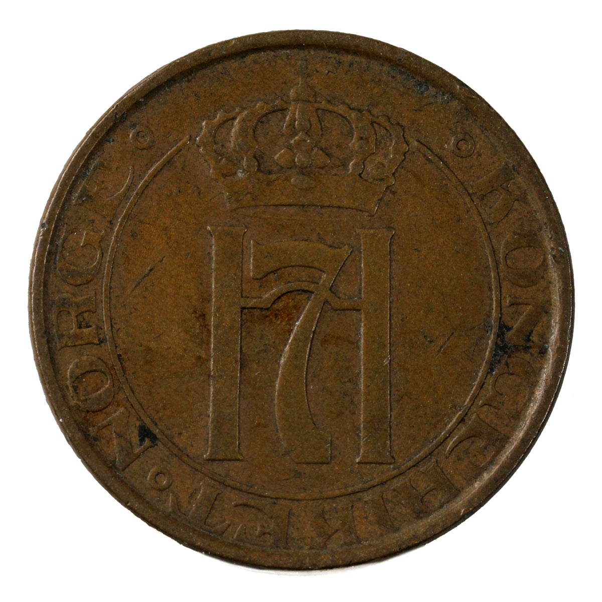 Norway 1930 5 Ore VF-EF (VF30)