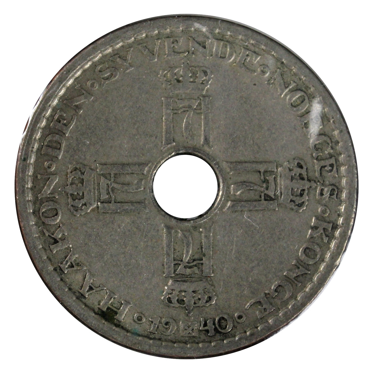 Norway 1940 Krone VF-EF (VF30)