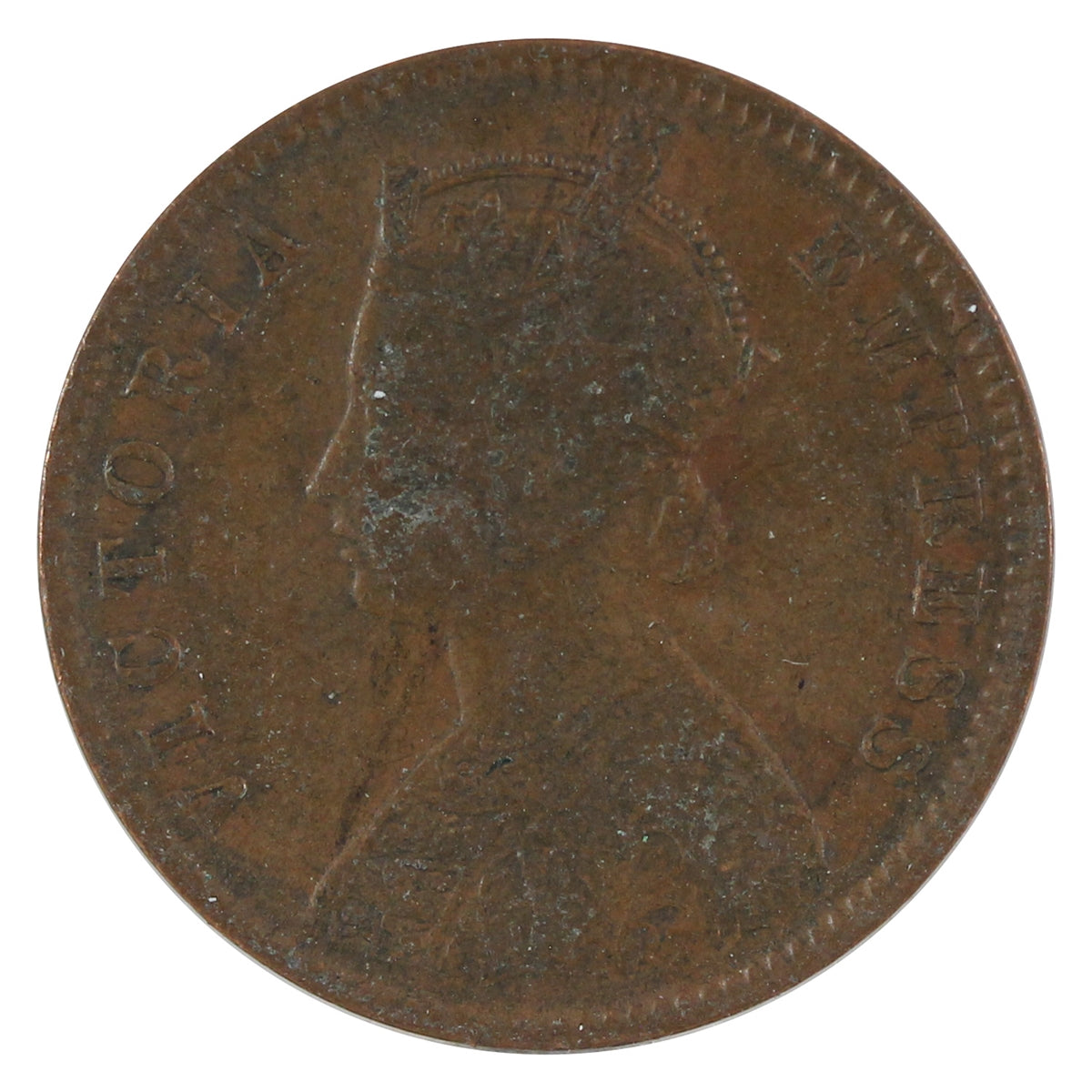 India 1887 1/4 Anna Extra Fine (EF40)