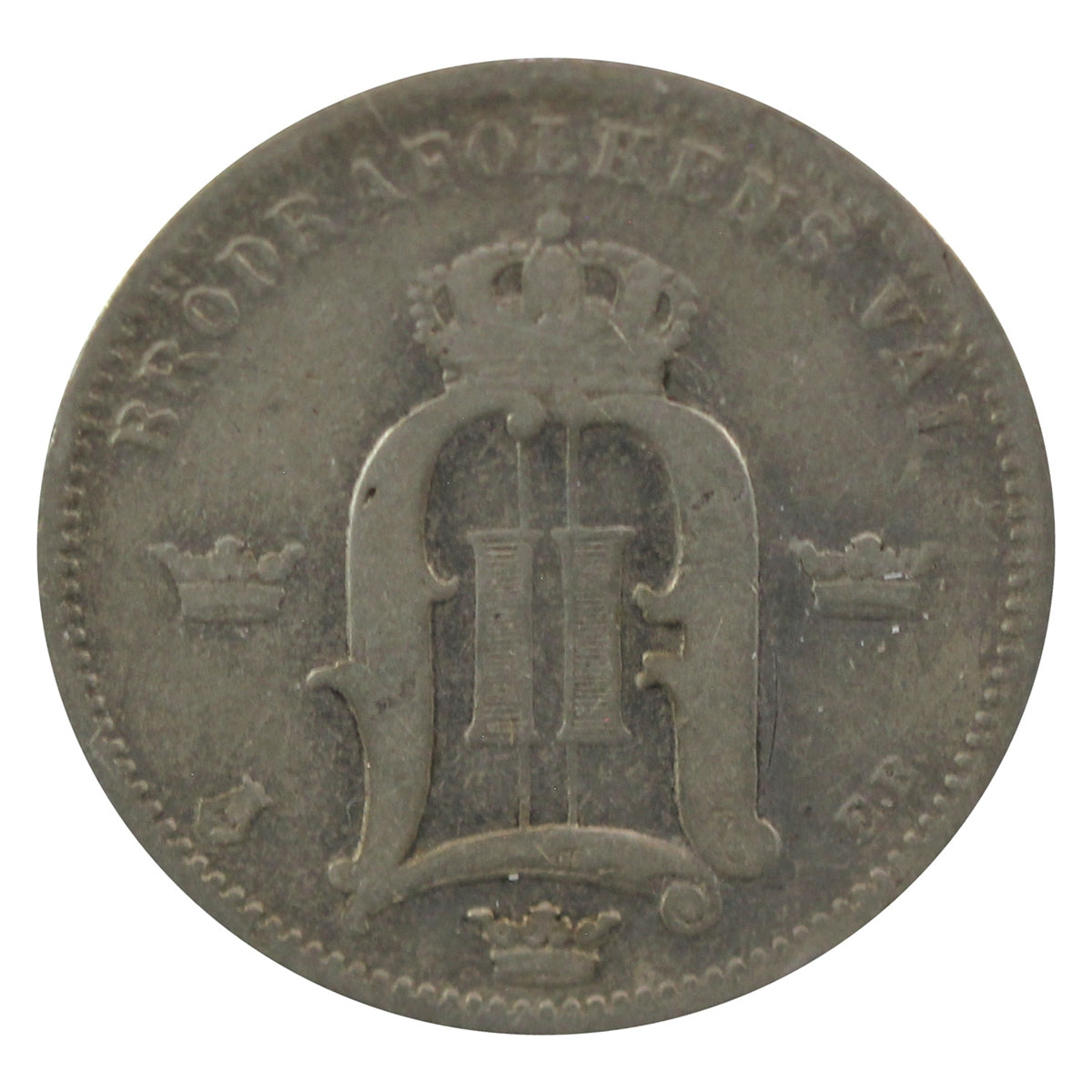 Sweden 1883 EB 50 Ore Very Fine (VF20)