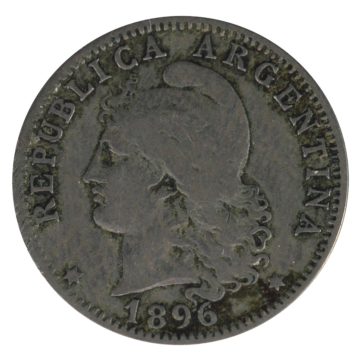 Argentina 1896 20 Centavos VF-EF (VF30)