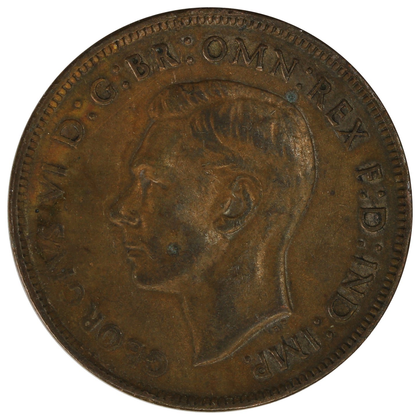 Australia 1943 Penny Extra Fine (EF40)
