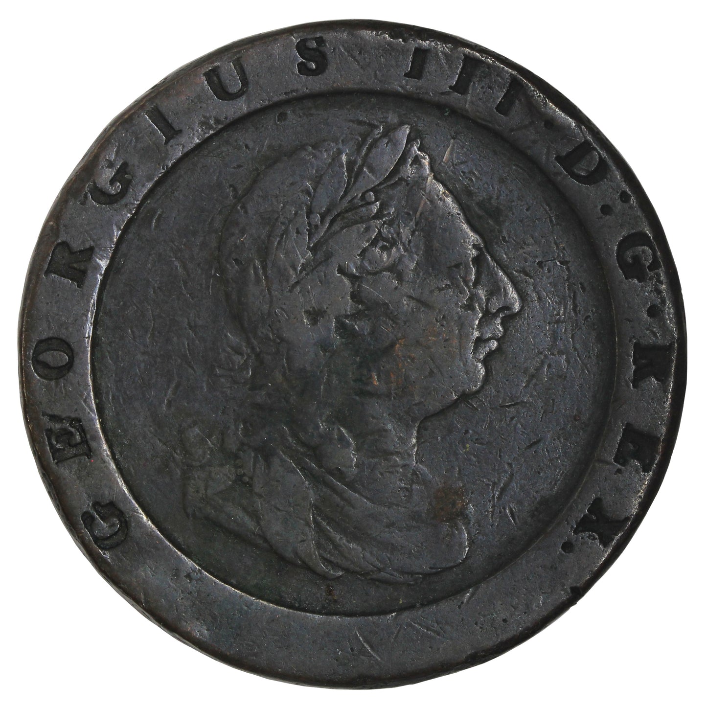 Great Britain 1797 George III 2 Pence Very Fine (VF20) $