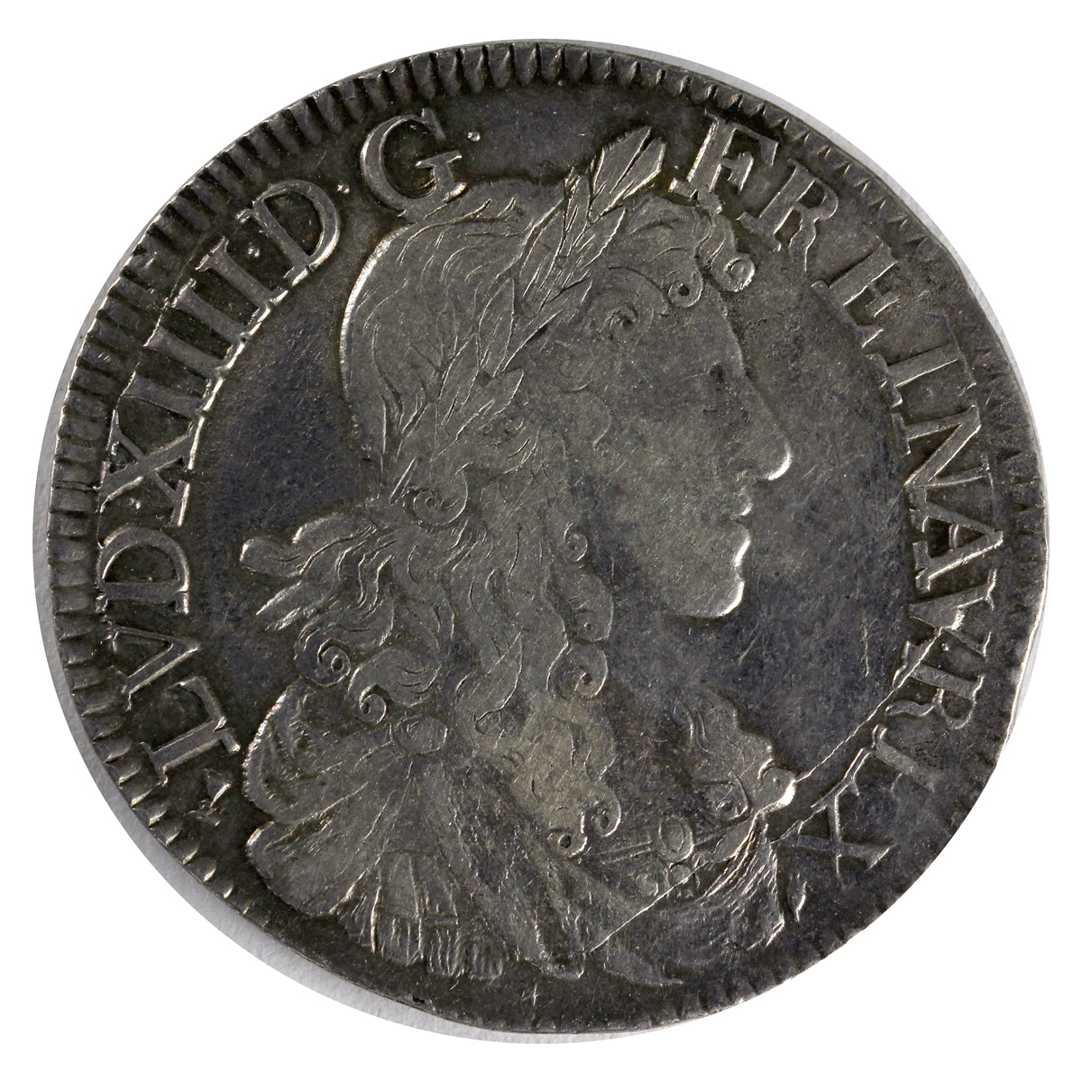 France 1662E Louis XIV 1/2 Écu Extra Fine (EF40) $