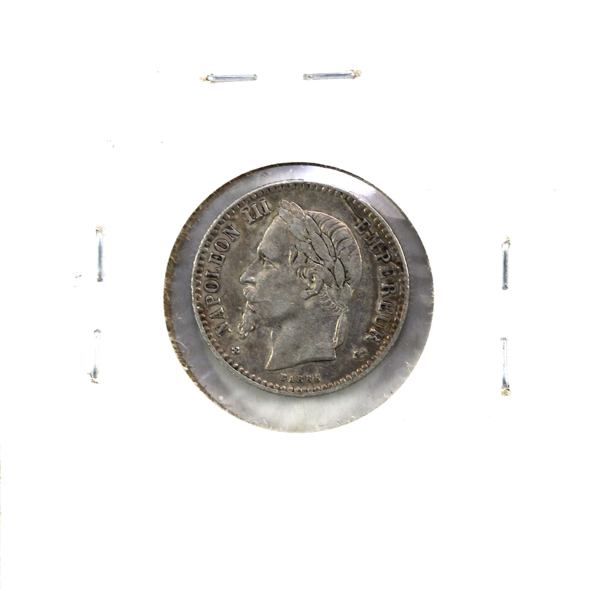 France 1867BB 50 Centimes Almost Uncirculated (AU50) $