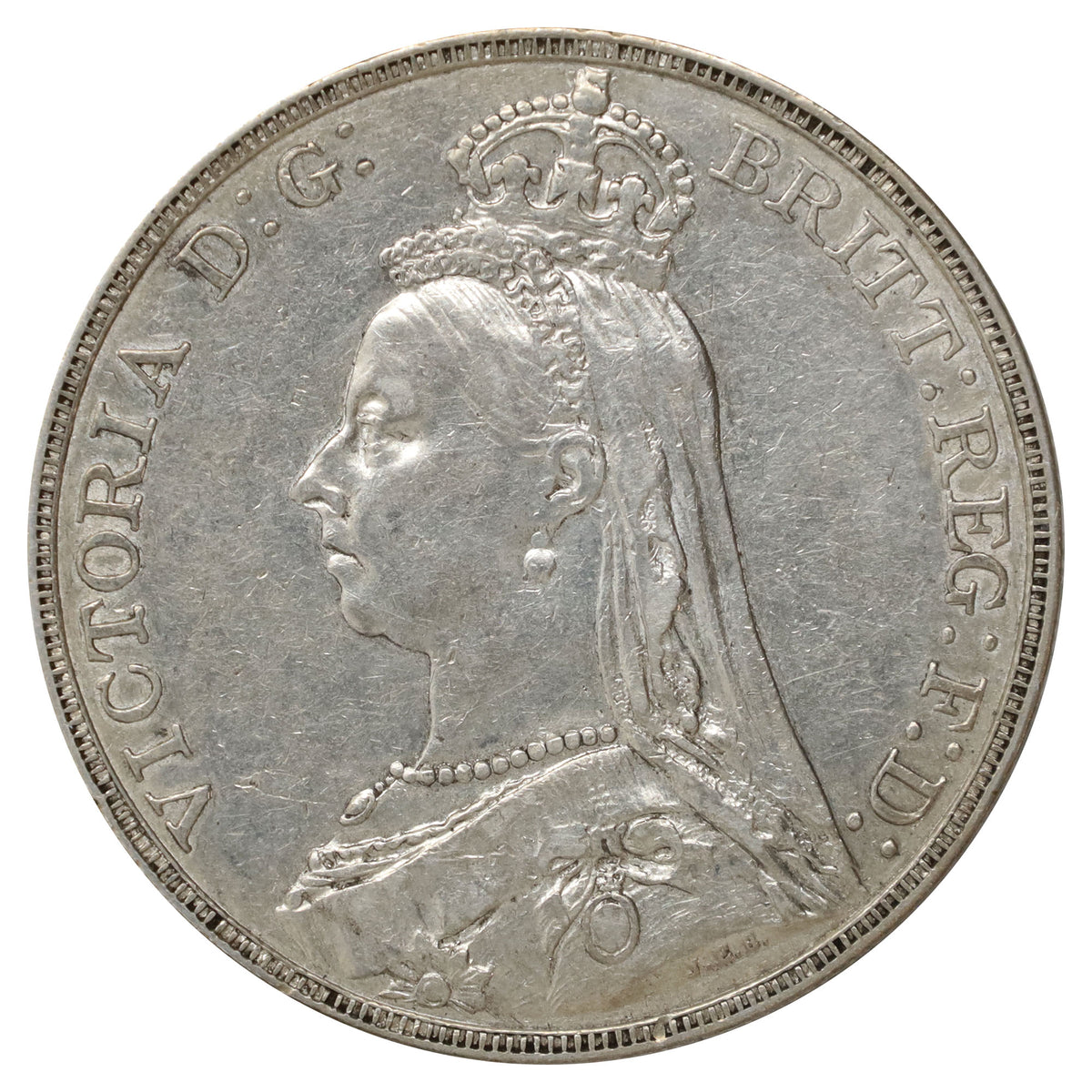 Great Britain 1889 Crown Extra Fine (EF40) (L)