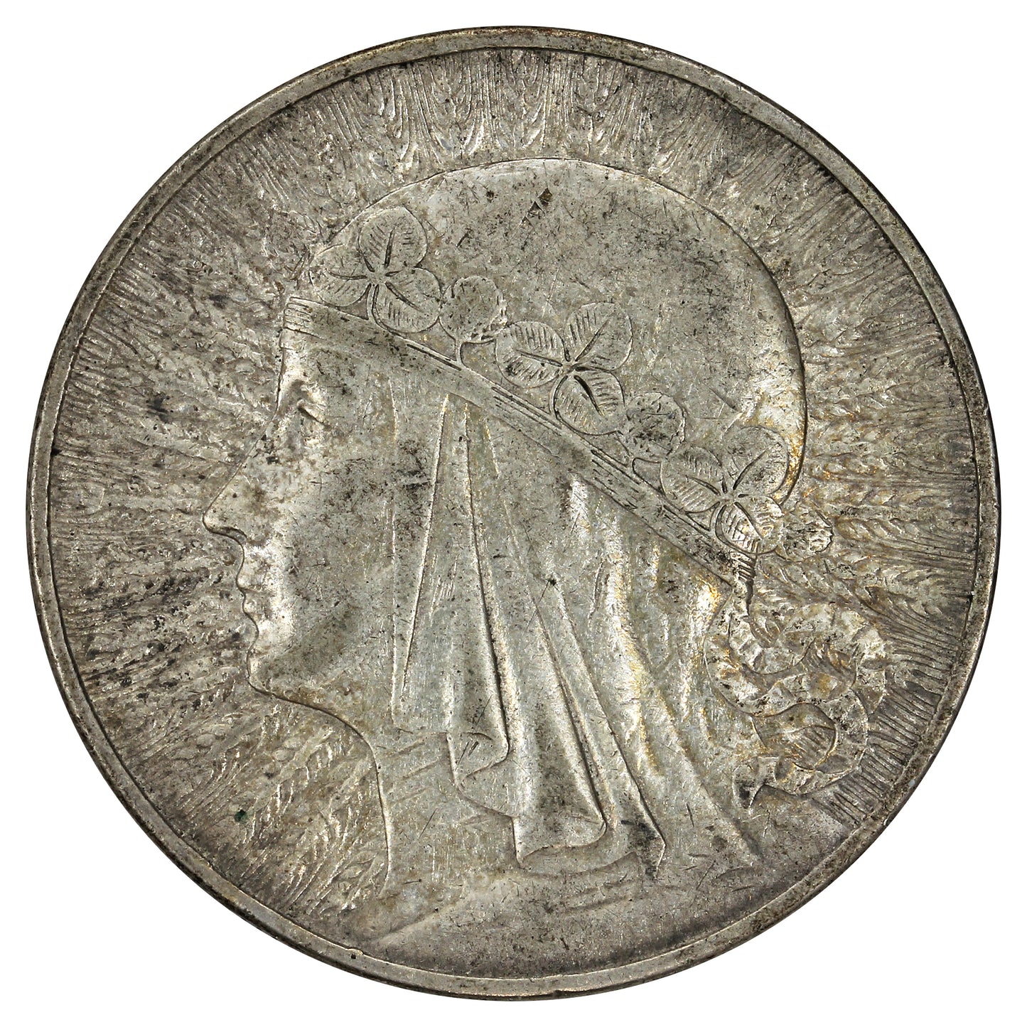 Poland 1932W 10 Zlotych Extra Fine (EF40)