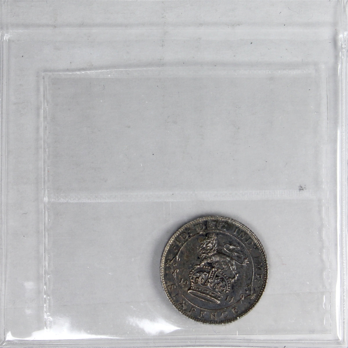 Great Britain 1911 Six Pence ICCS Certified AU55