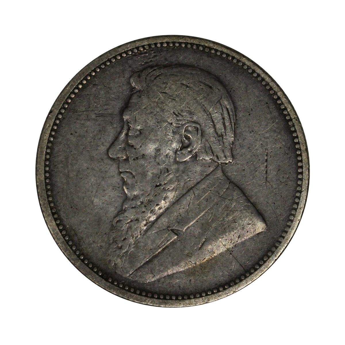 South Africa 1895 2 Shillings Very Fine (VF20) $