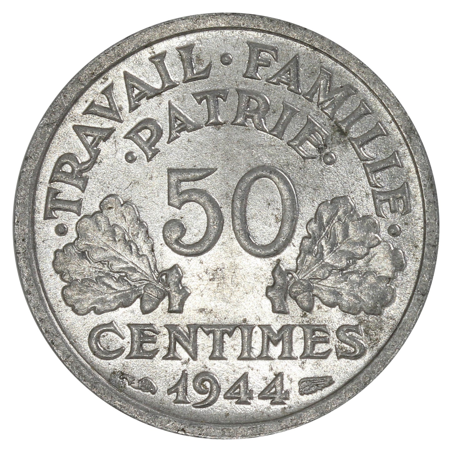 France 1944B 50 Centimes Uncirculated (MS-60)