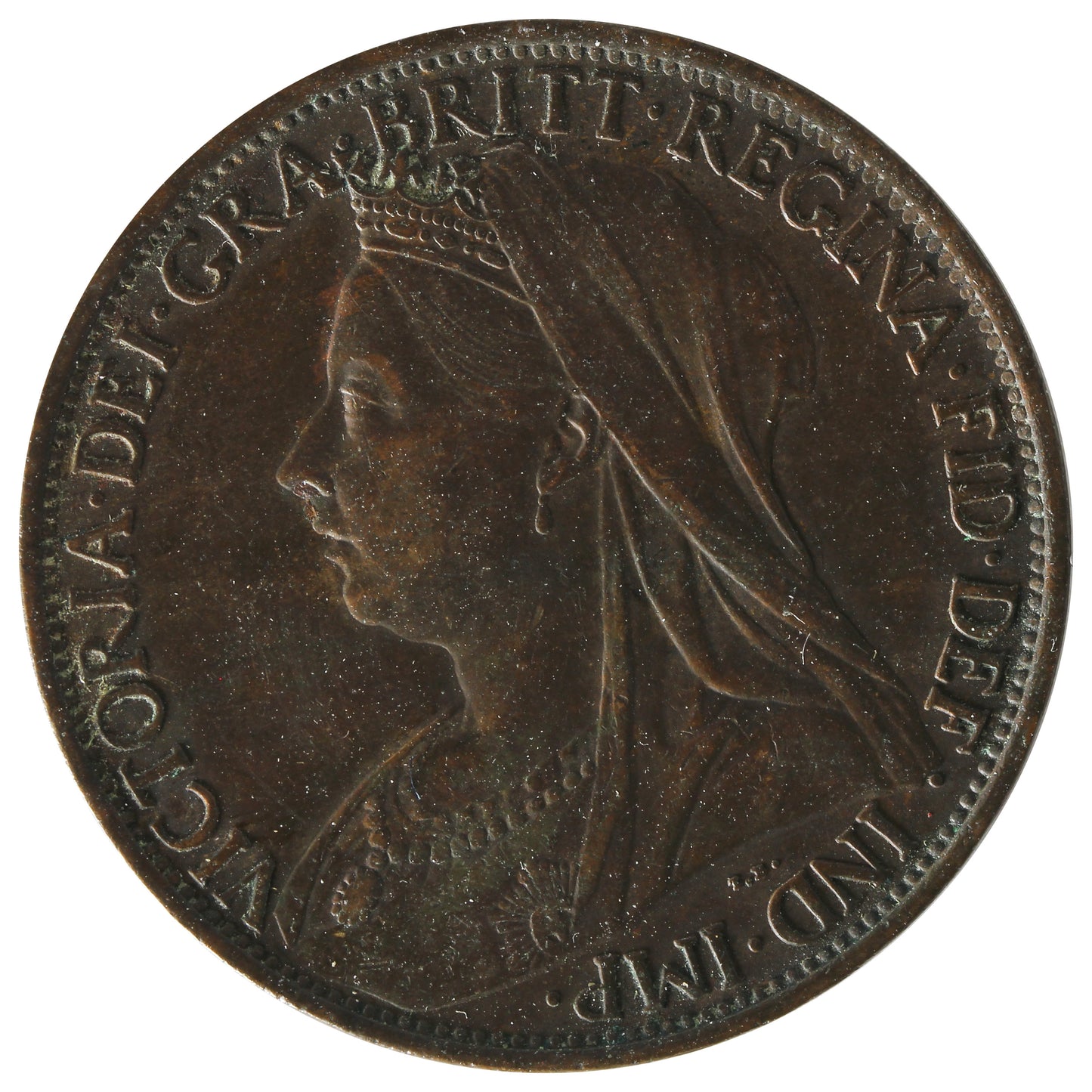 Great Britain 1901 Penny Extra Fine (EF40)