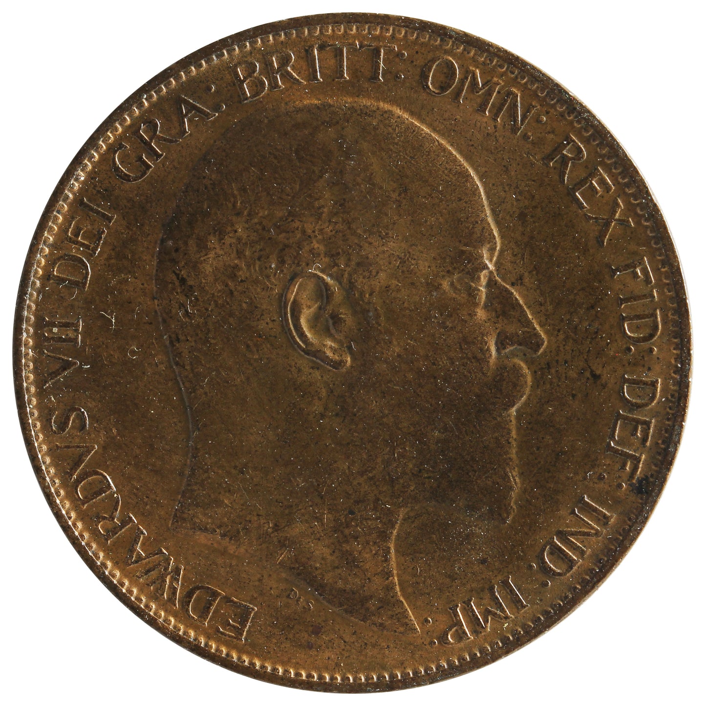 Great Britain 1907 Penny VF-EF (VF30)