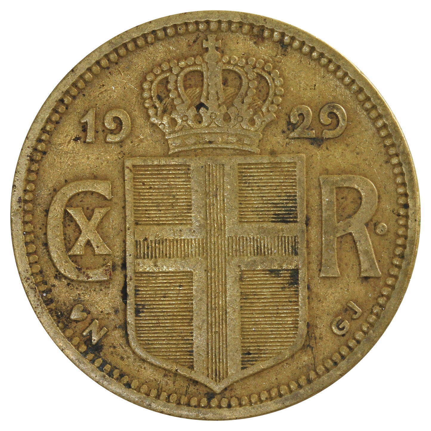 Iceland 1929NGJ Krona VF-EF (VF30)