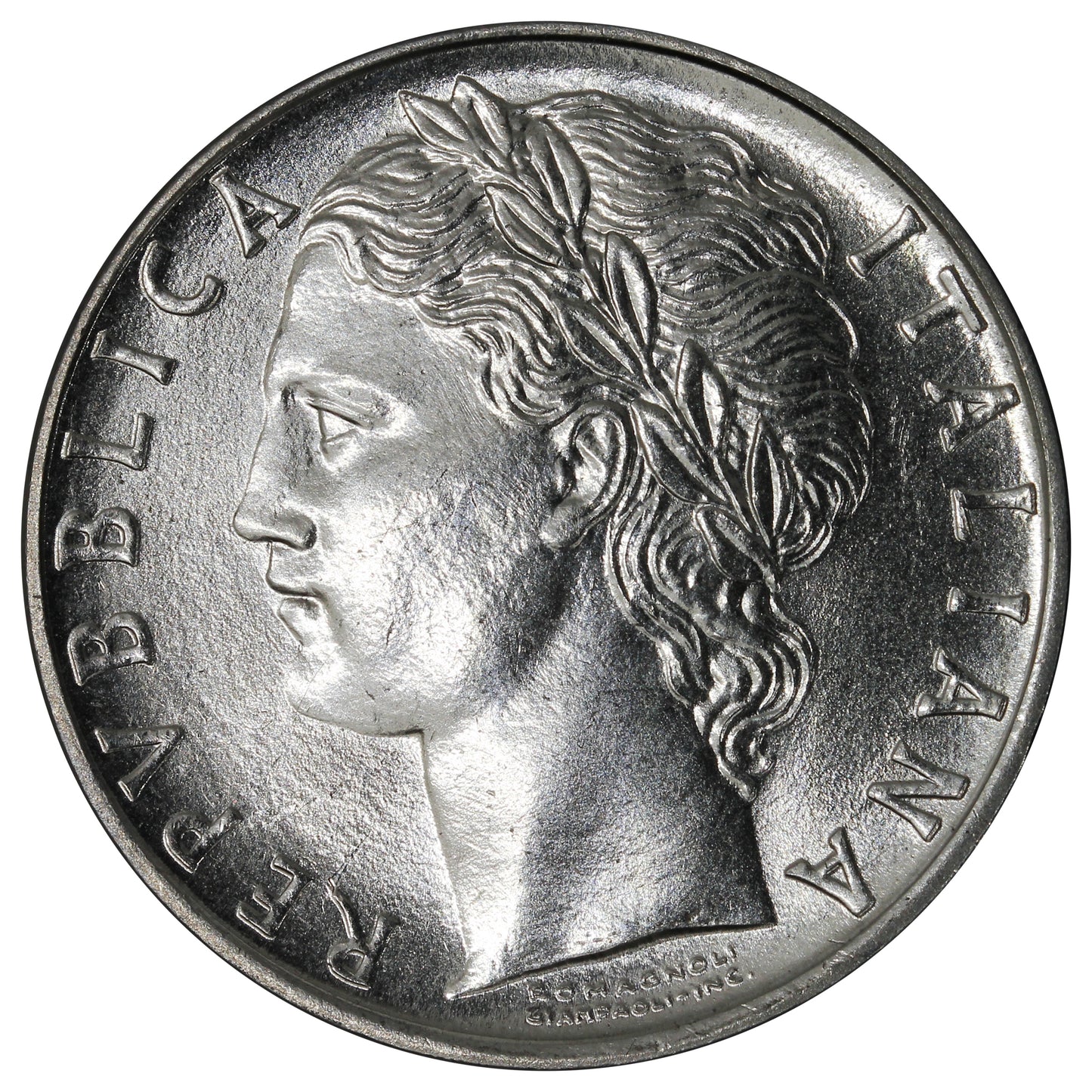 Italy 1958R 100 Lire Brilliant Uncirculated (MS63)