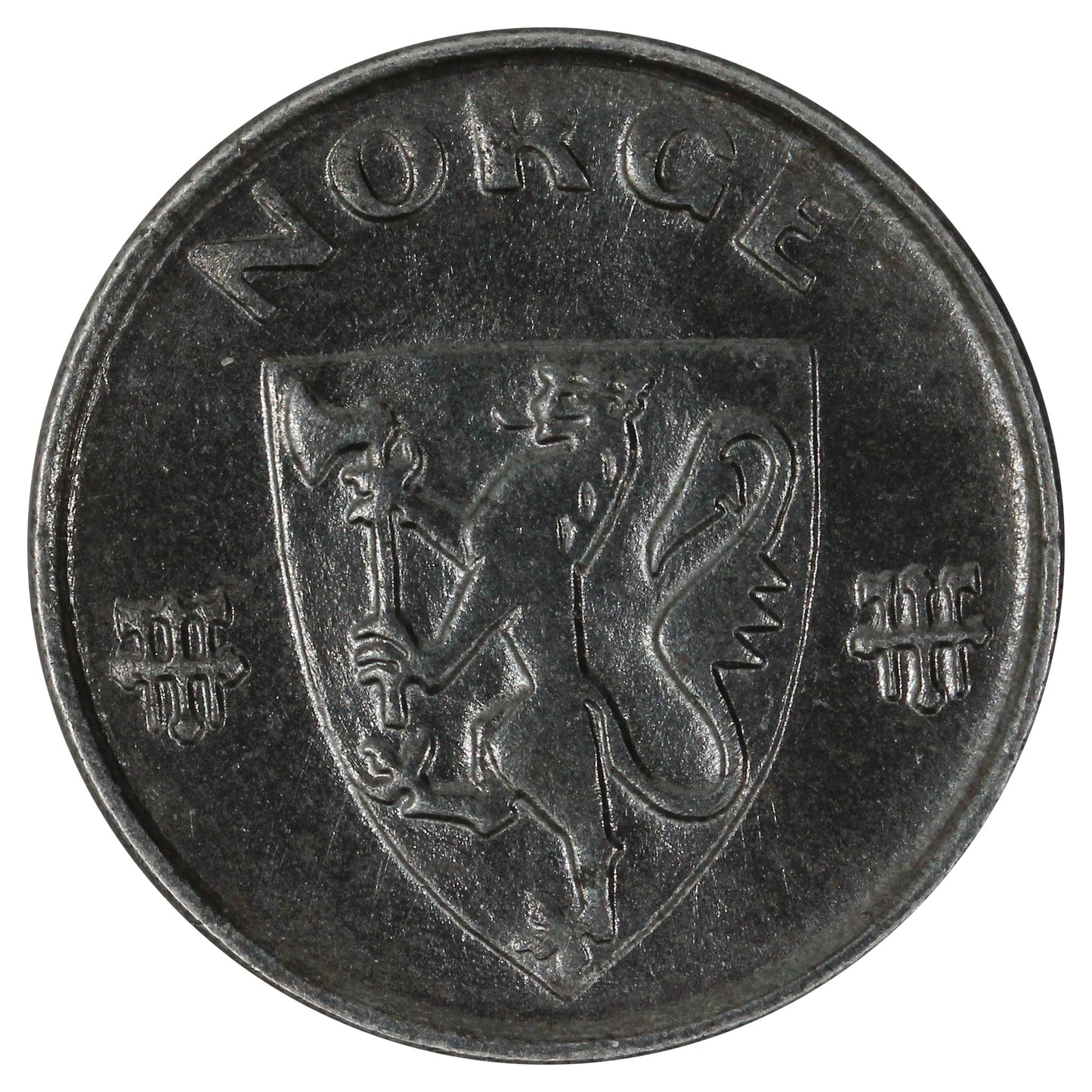 Norway 1945 2 Ore Brilliant Uncirculated (MS63)