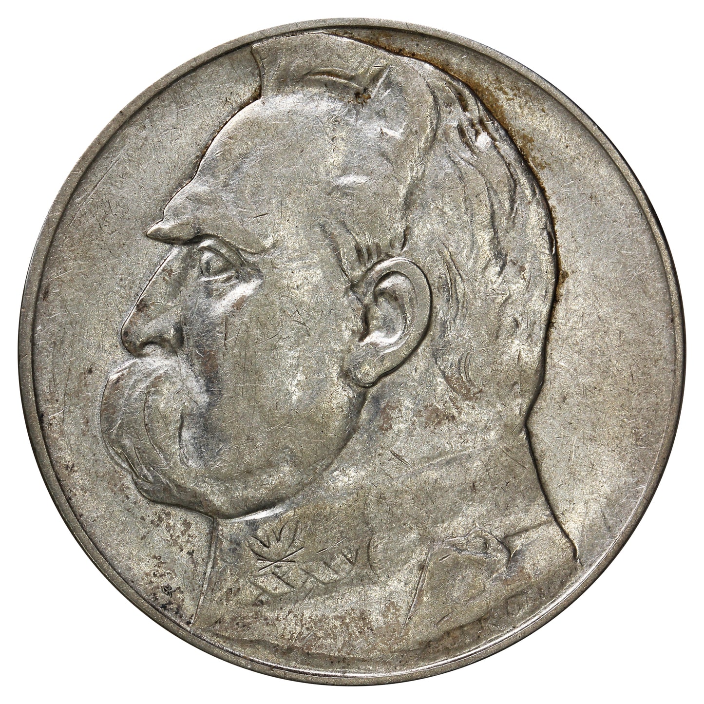 Poland 1936 10 Zlotych EF-AU (EF45) $