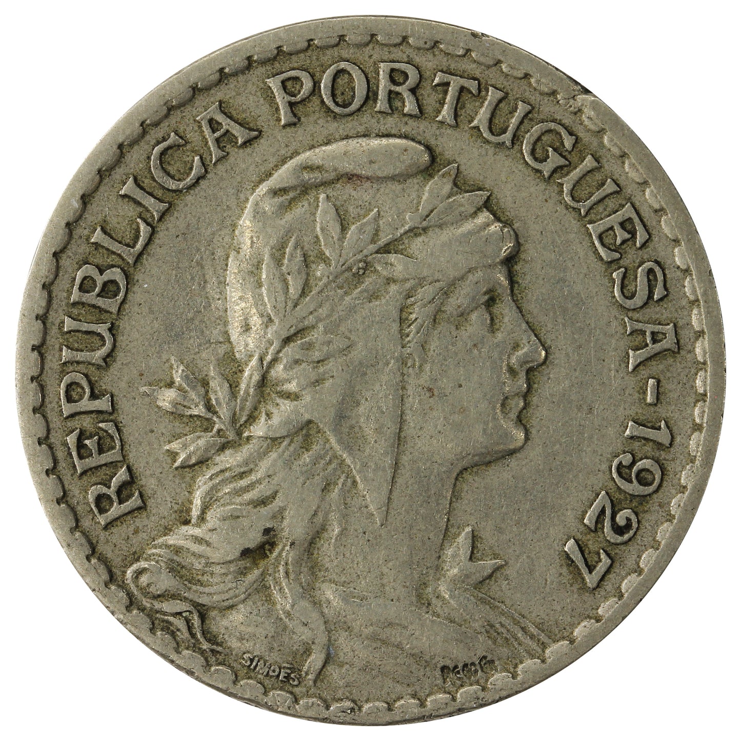 Portugal 1927 Escudo VF-EF (VF-30)