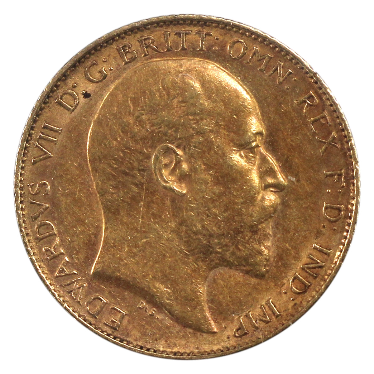 Great Britain 1903 Gold 1/2 Sovereign Almost Uncirculated (AU50)