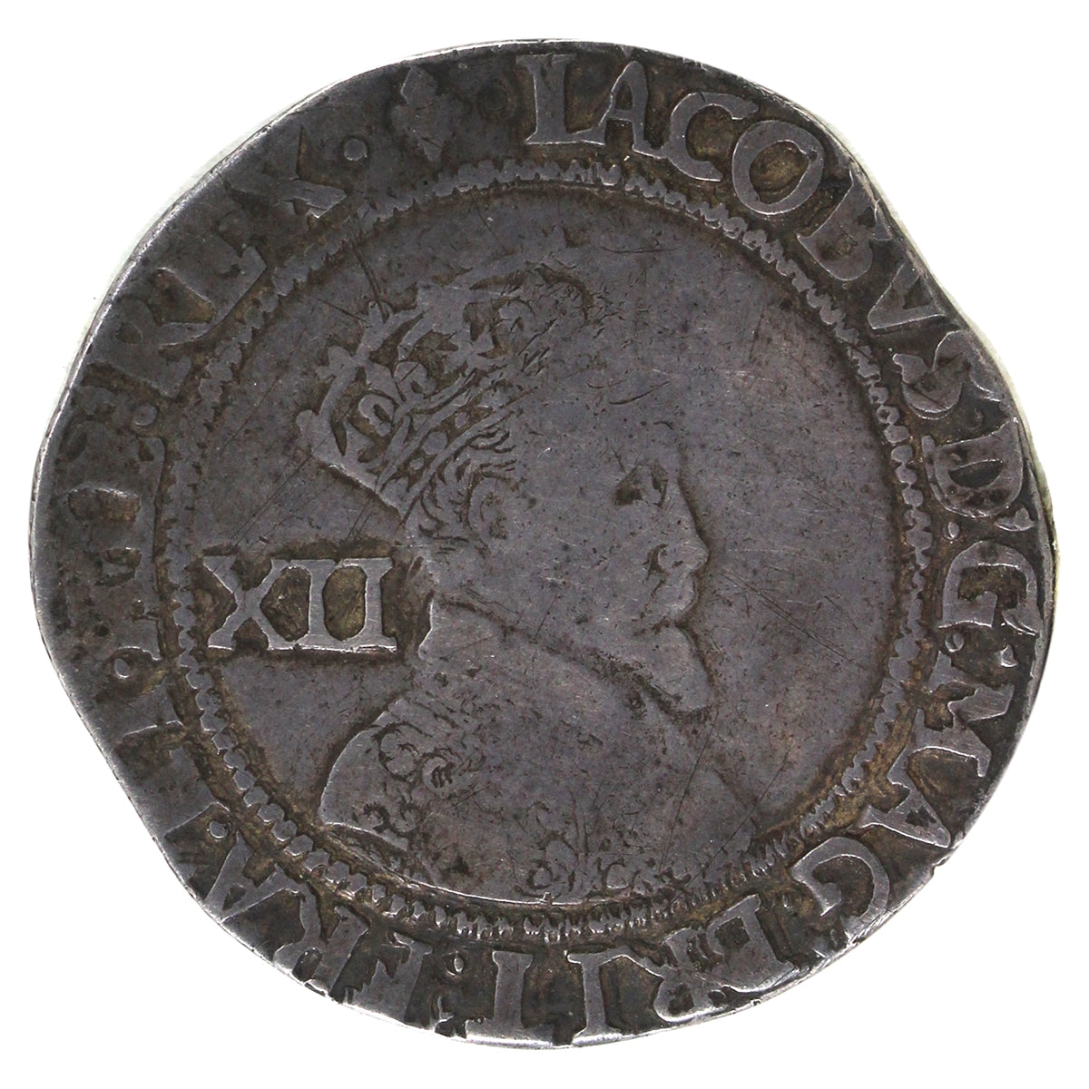 Great Britain 1604-1605 James I 1st Issue 1st Bust Shilling Very Fine (VF20) $