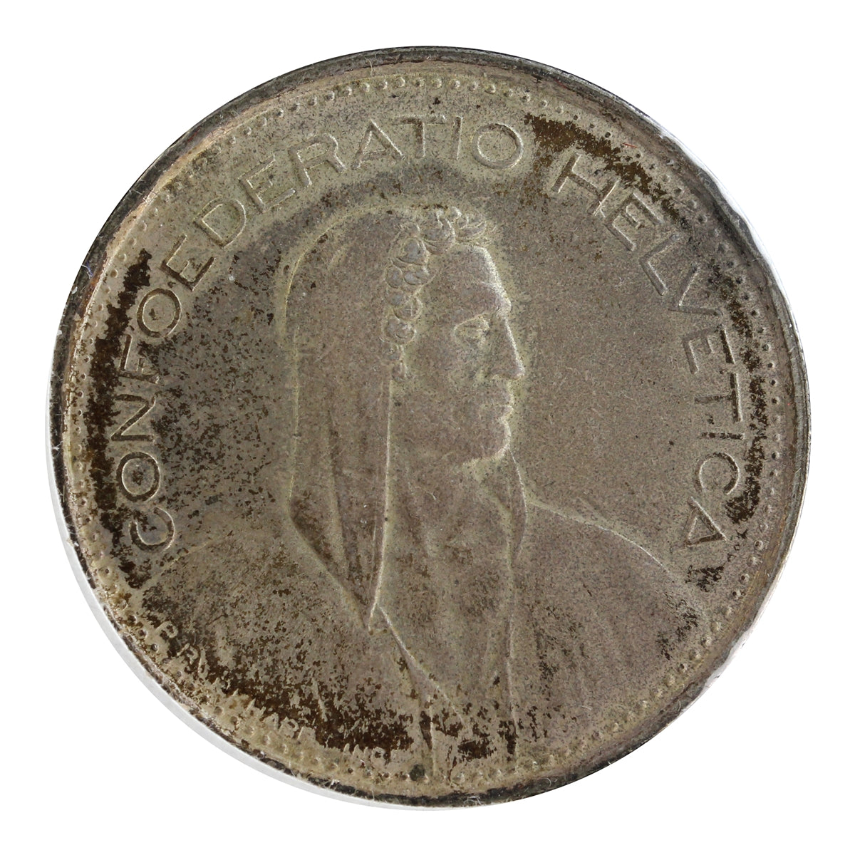 Switzerland 1966B 5 Francs Uncirculated (MS60)