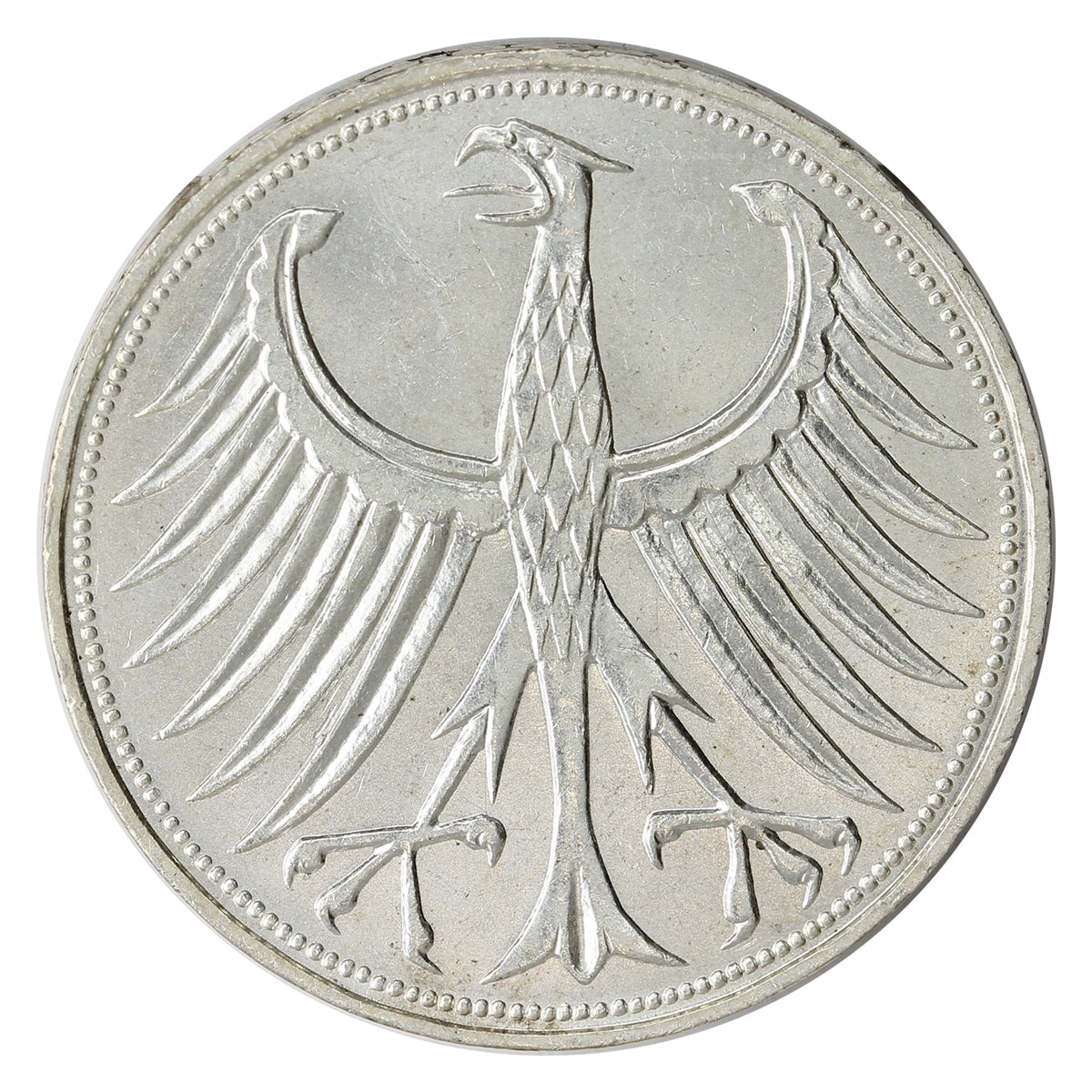 Germany 1961D 5 Marks Uncirculated (MS60) $