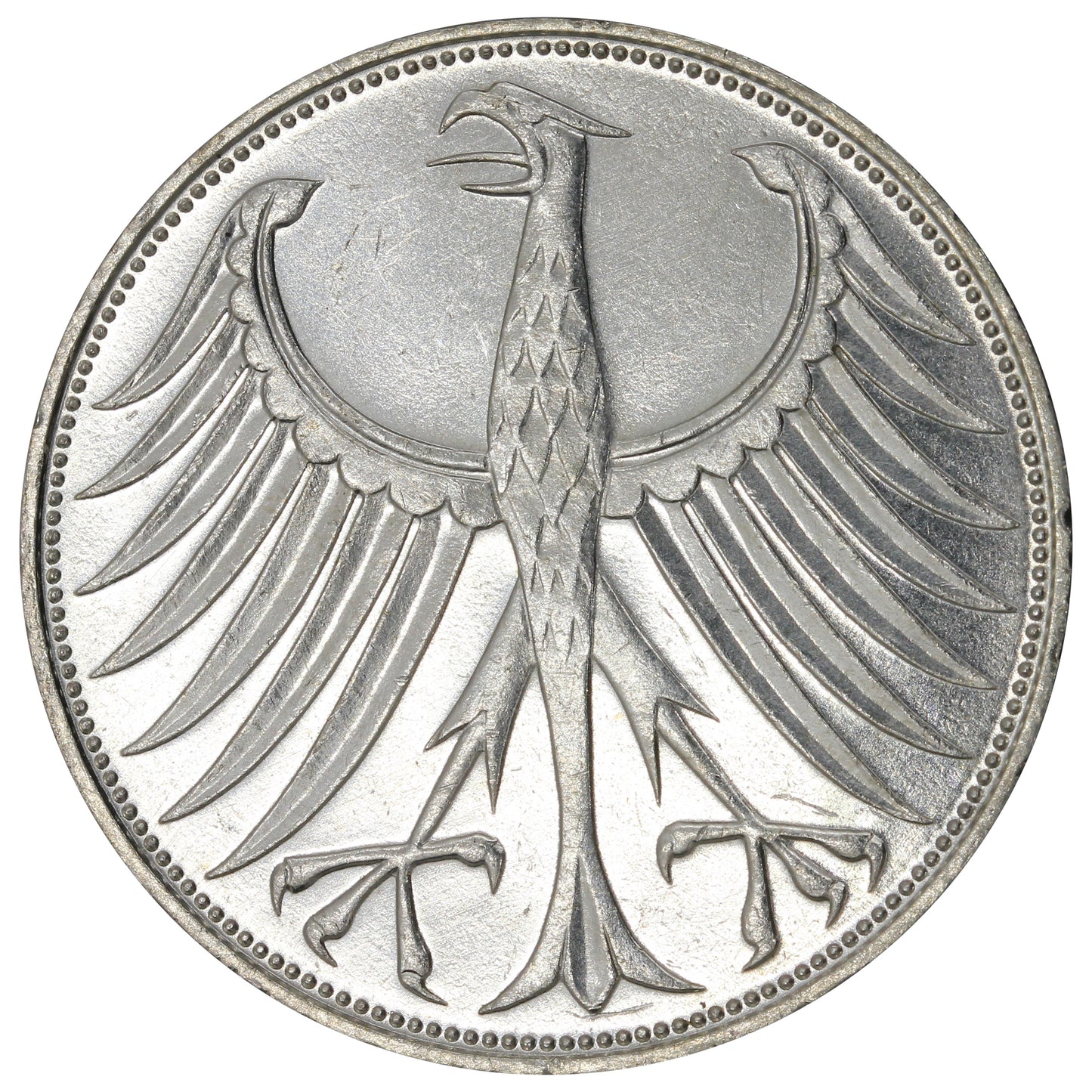 Germany 1974D 5 Marks Brilliant Uncirculated (MS-63)