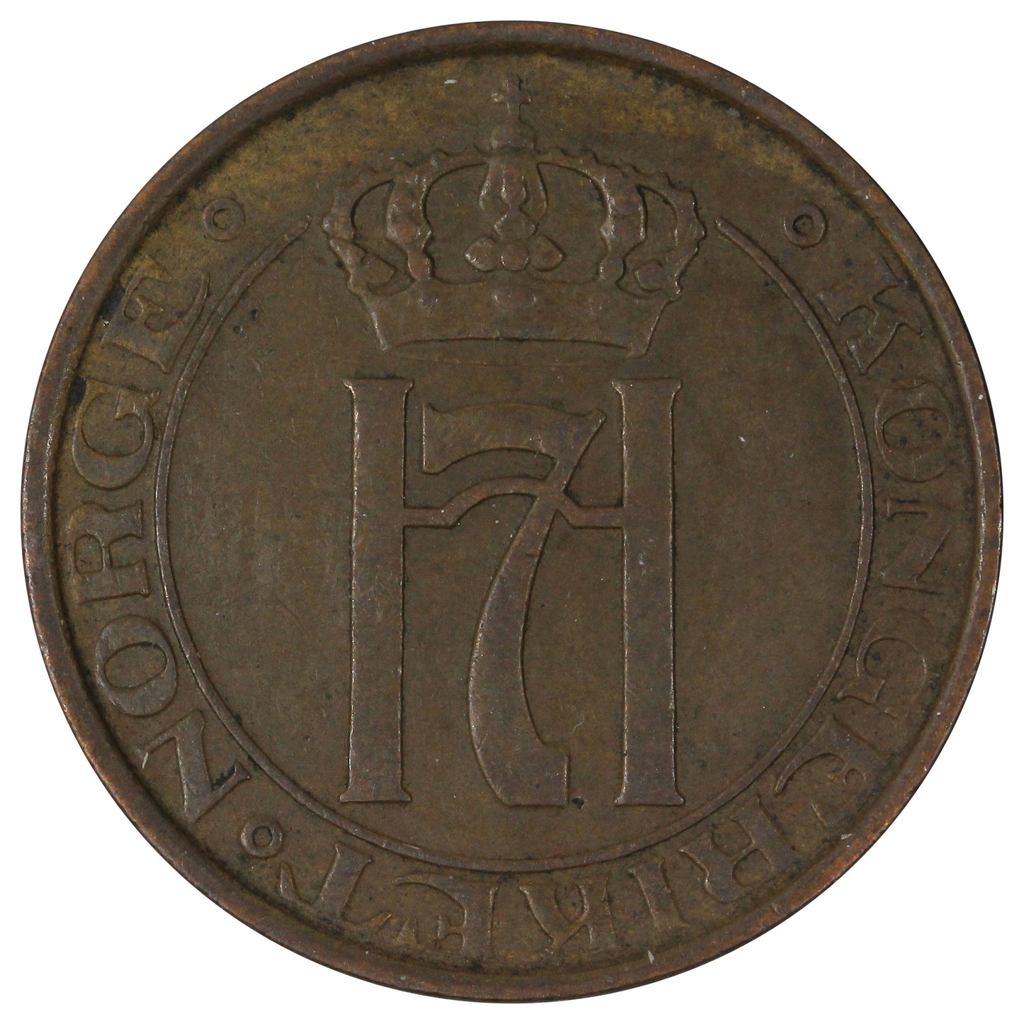 Norway 1938 5 Ore Extra Fine (EF40)