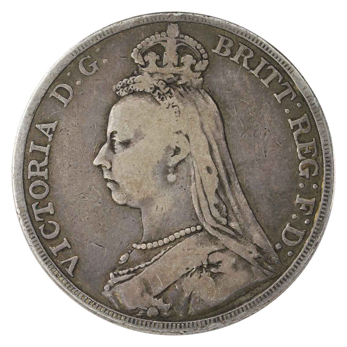 Great Britain 1889 Crown Fine (F12) $ (L)