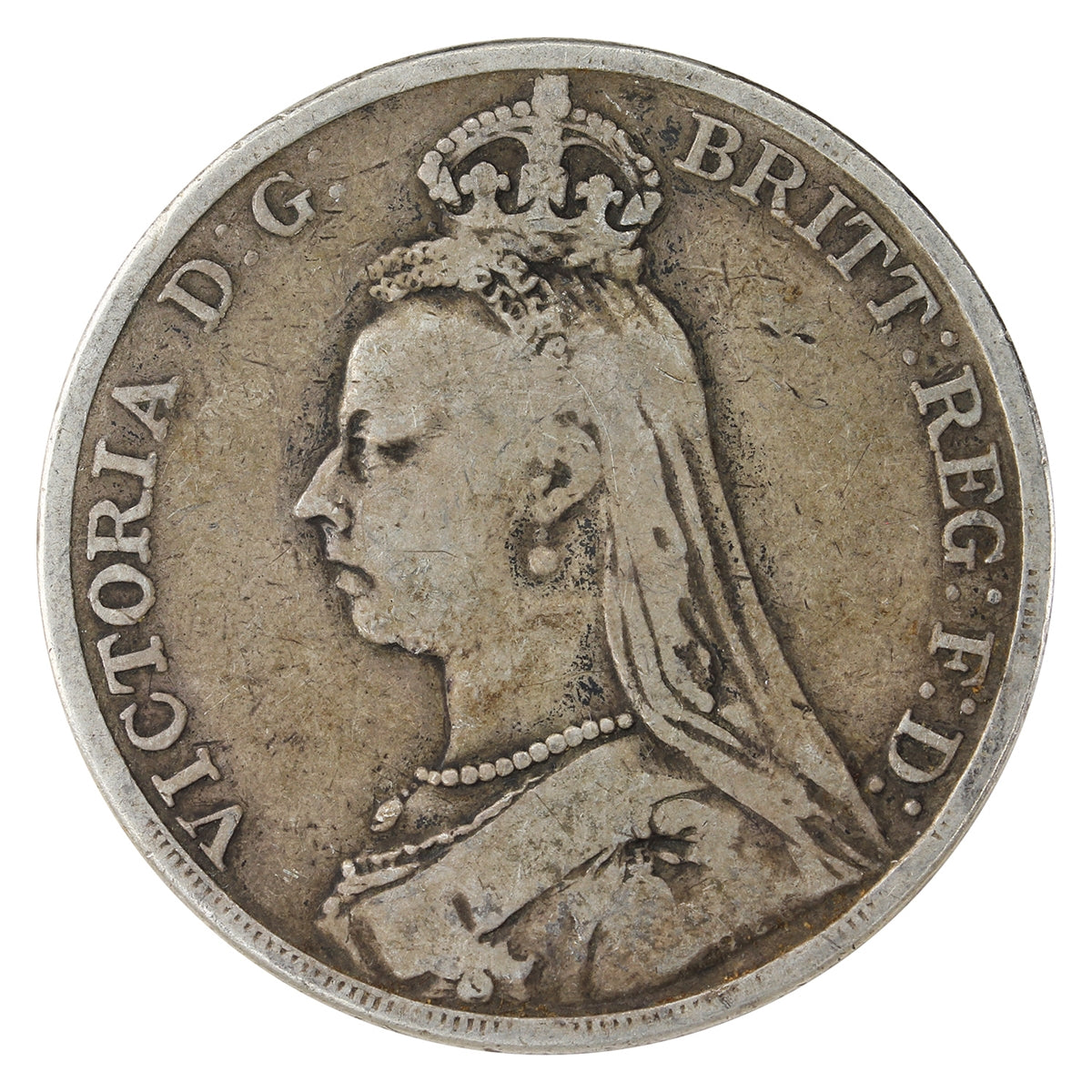Great Britain 1890 Crown Fine (F12) $