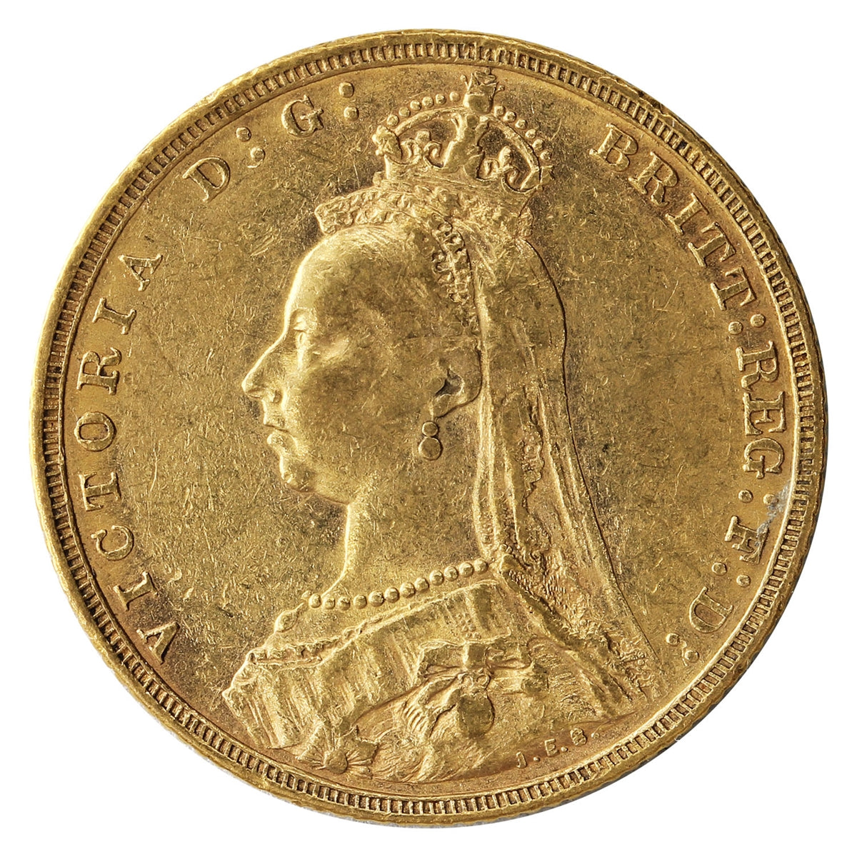 Australia 1893M Gold Sovereign Extra Fine (EF40)