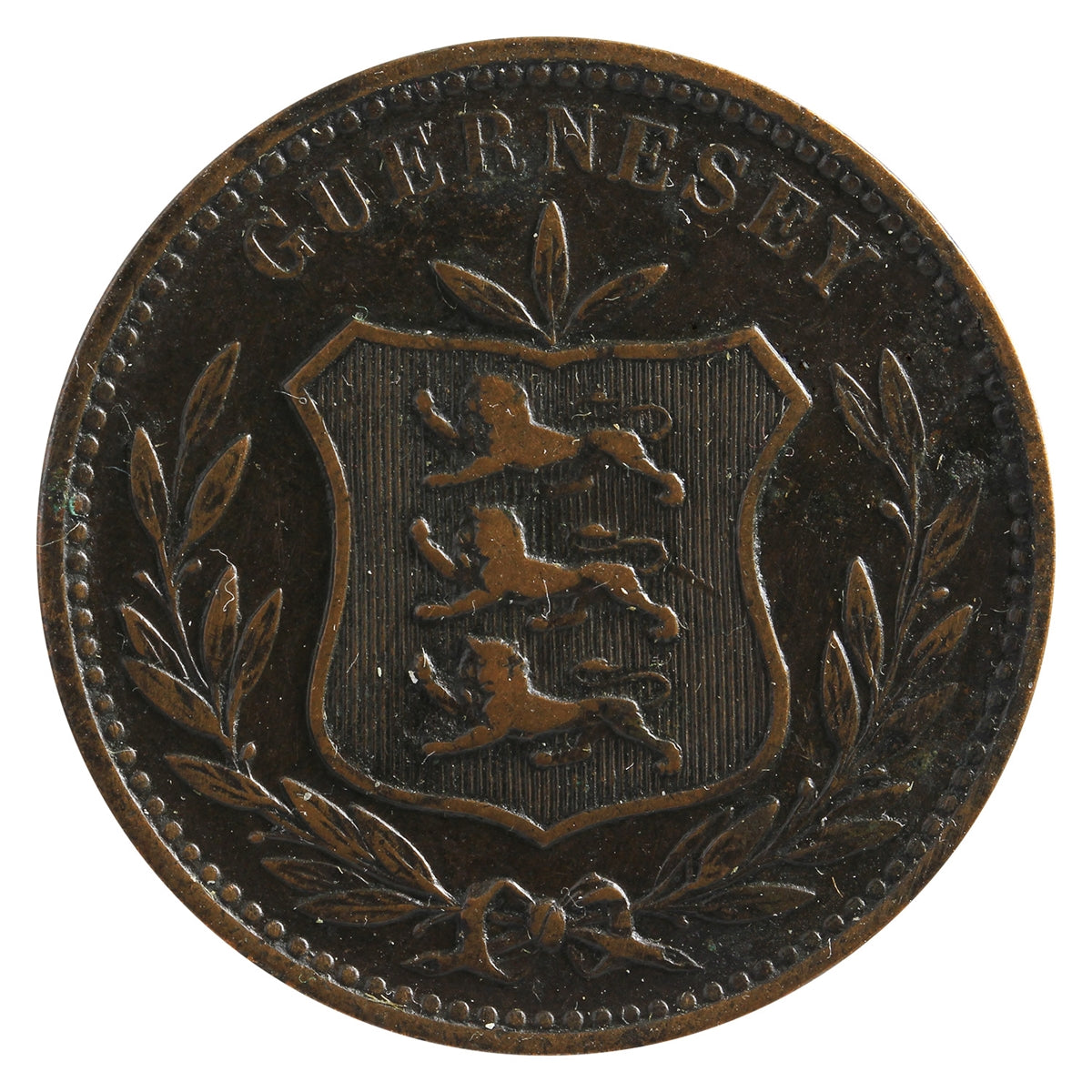 Guernsey 1889H 8 Doubles Very Fine (VF20)