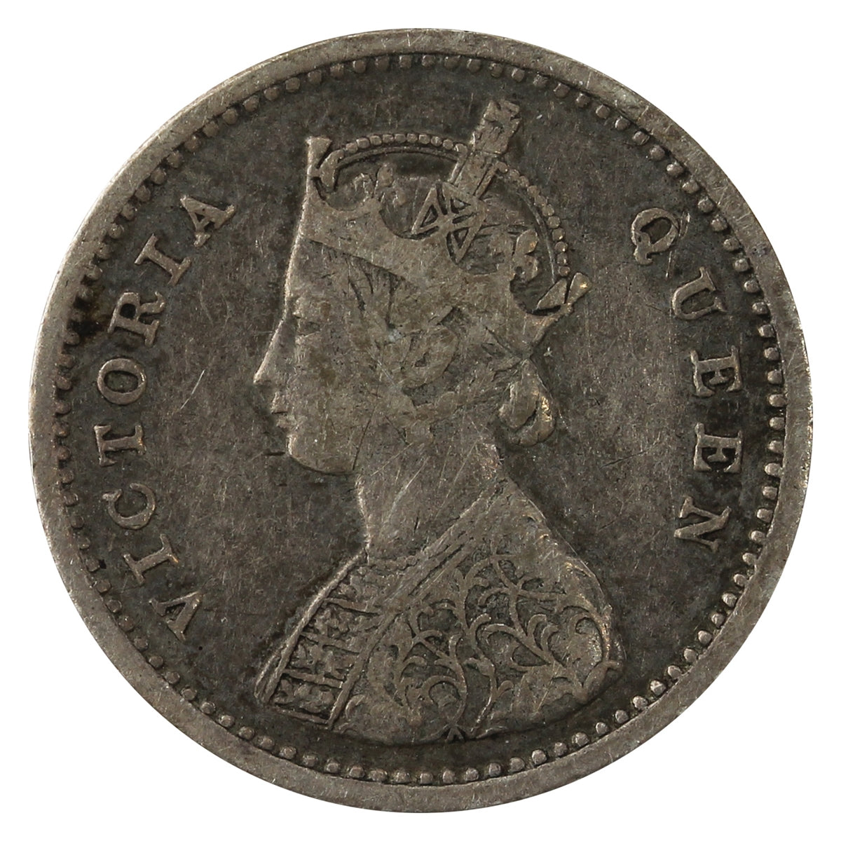 India 1862 2 Annas Fine (F12)
