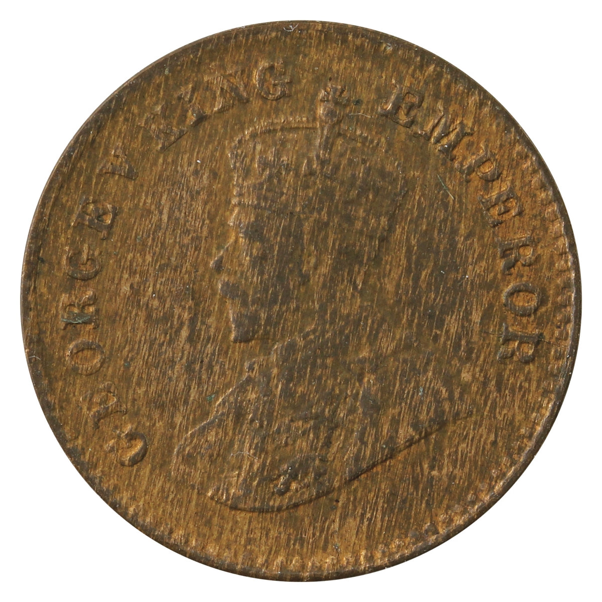 India 1924 1/12 Anna Almost Uncirculated (AU50)