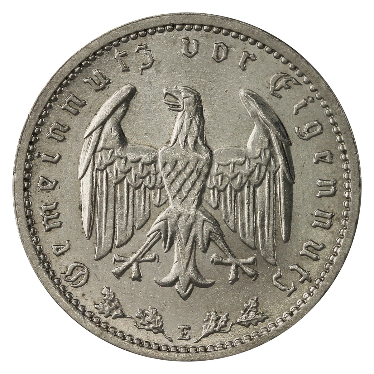 German Third Reich 1939E Mark Brilliant Uncirculated (MS63) $