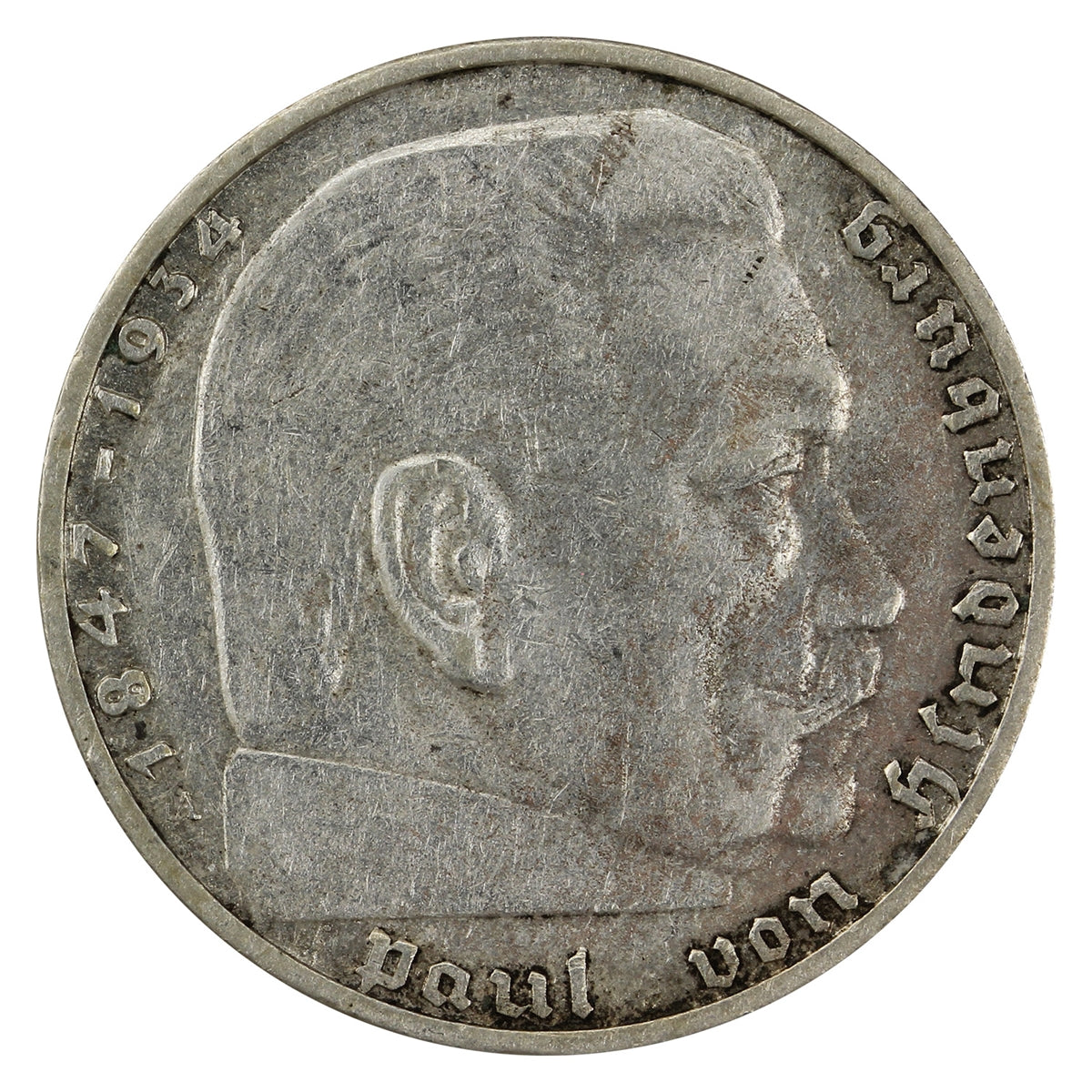 German Third Reich 1938A 2 Marks Very Fine (VF20)