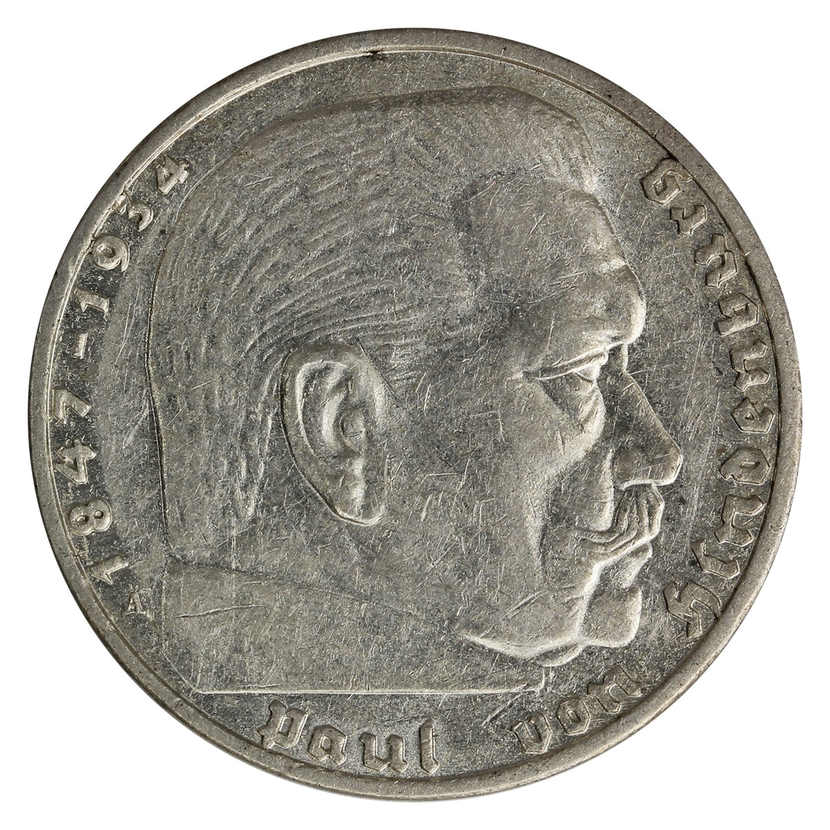 German Third Reich 1939A 2 Marks VF-EF (VF30)