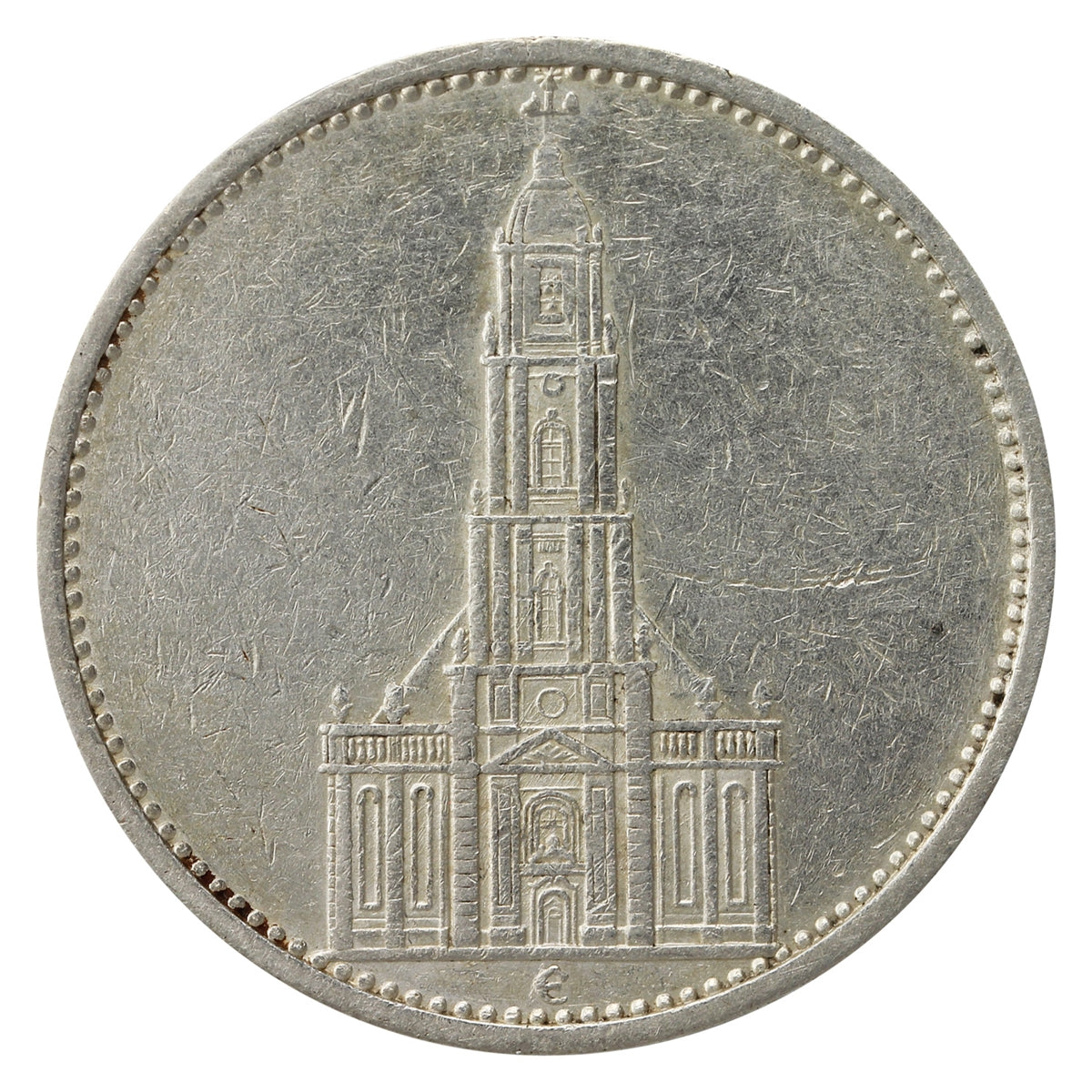 German Third Reich 1935E Potsdam 5 Mark Very Fine (VF20)