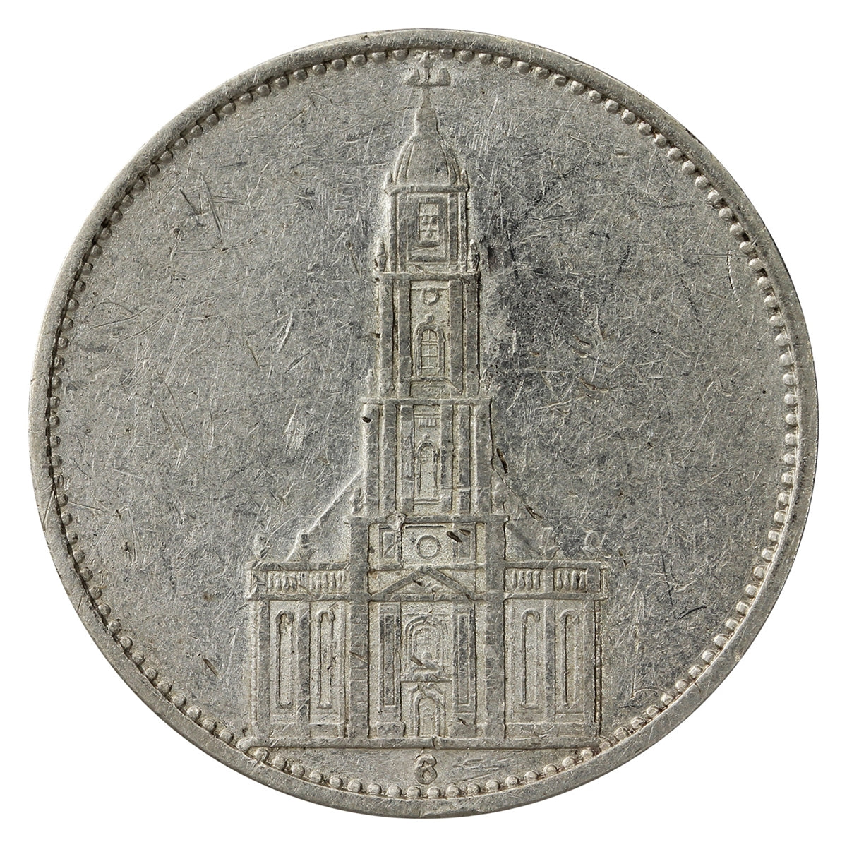 German Third Reich 1935G Potsdam 5 Marks F-VF (F15)